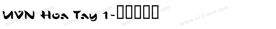 UVN Hoa Tay 1字体转换